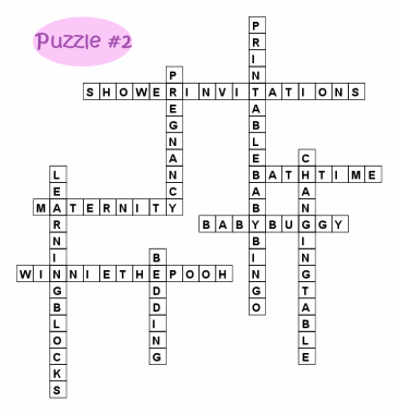 crossword puzzle answers #2