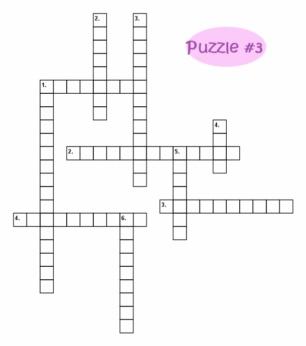 Free Crossword Puzzle #3