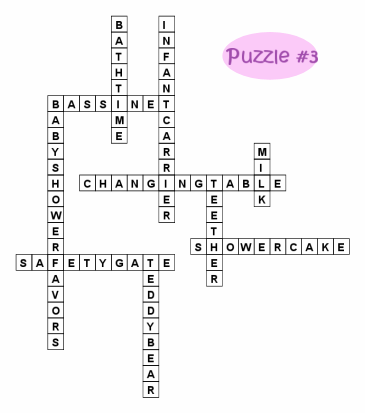 crossword puzzle answers #3