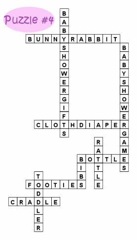 crossword puzzle answers #4