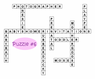 crossword puzzle answers #6