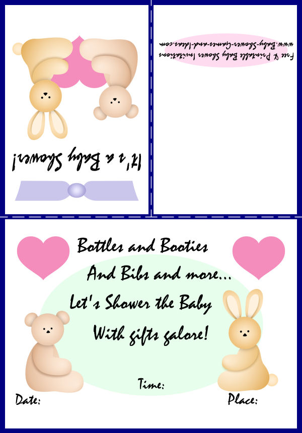 Baby Animal Shower Invitation 1a