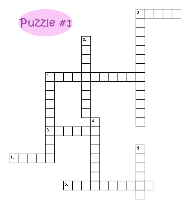 Free Crossword Puzzle #1