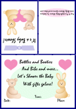 shower invitations with baby animals 1a