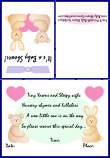 shower invitations with baby animals 1b